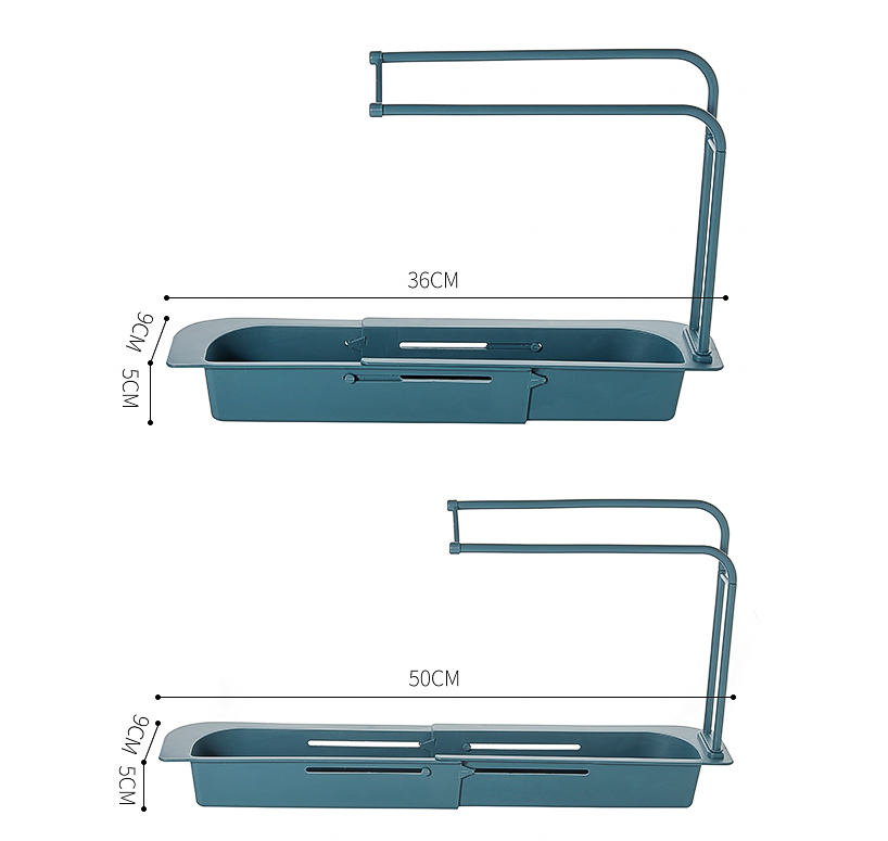 Gootsteen Organizer – Uitrekbare Plank voor Keuken