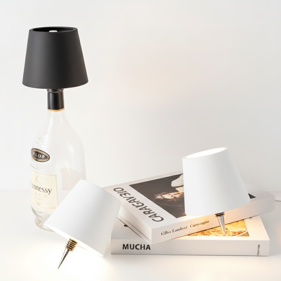 BottleGlow™ – Draadloze Design Fleslamp voor een Warme & Stijlvolle Sfeer | Maison Mood