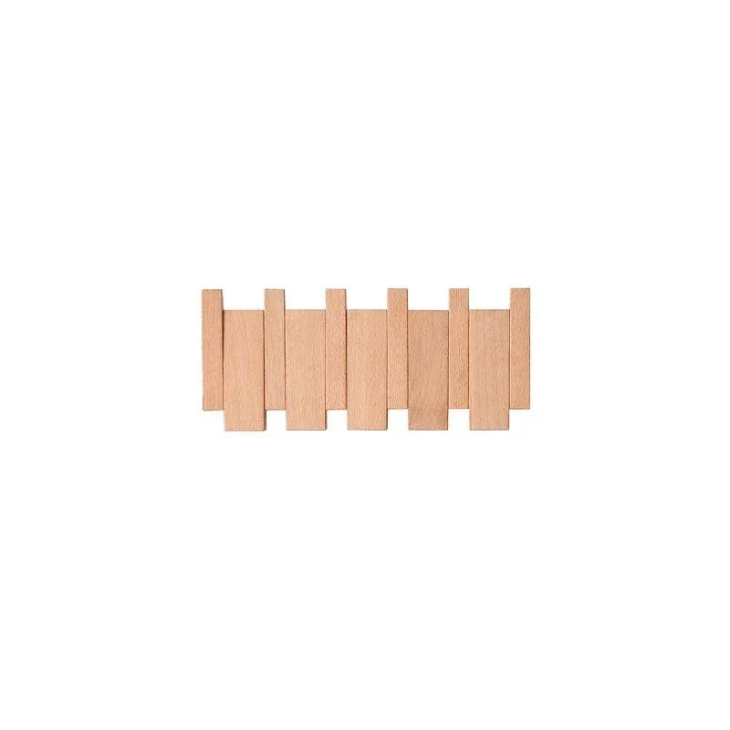 Simplicity Sleutel – Handgemaakte Houten Kapstok met Magnetische Inklapbare Haken