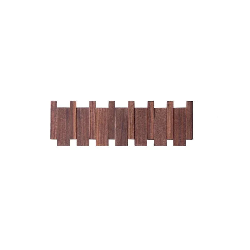 Simplicity Sleutel – Handgemaakte Houten Kapstok met Magnetische Inklapbare Haken