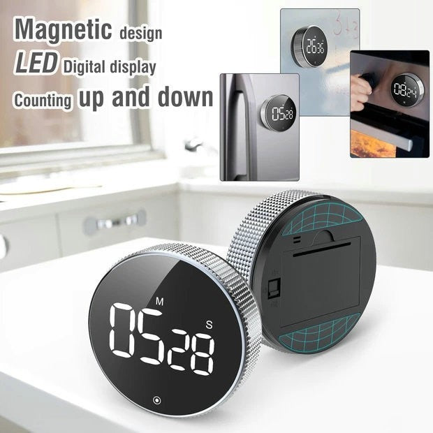 Magnetische Digitale Keukentimer – Slim & Nauwkeurig Timer Gadget