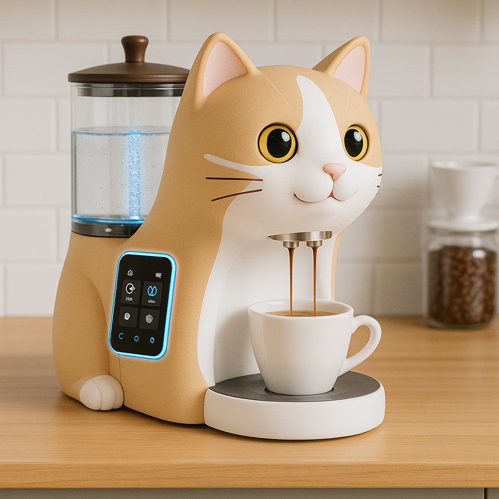Catspresso V2 Koffiezetapparaat - Multicapsule Compatibel met Nespresso, Senseo & Dolce Gusto