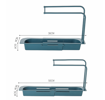 Gootsteen Organizer – Uitrekbare Plank voor Keuken