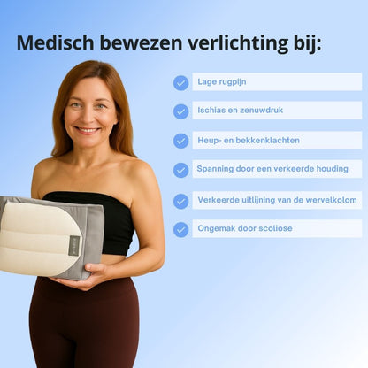 Rugsteun Kussen Ergonomisch - Memory Foam - SpineEase™
