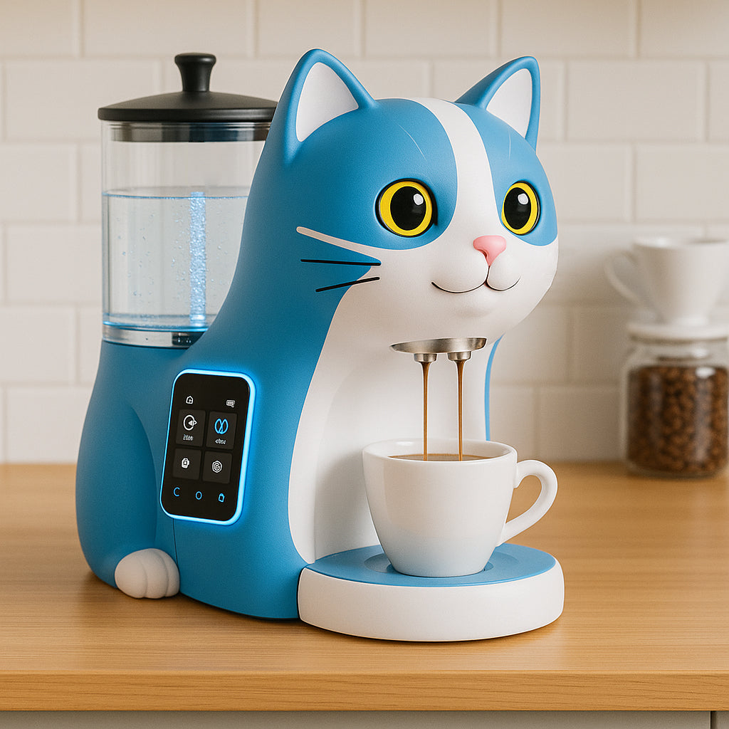 Catspresso V2 Koffiezetapparaat - Multicapsule Compatibel met Nespresso, Senseo & Dolce Gusto