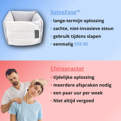 Rugsteun Kussen Ergonomisch - Memory Foam - SpineEase™