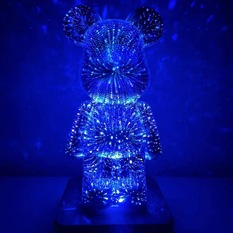 GlowBear™ | 3D Vuurwerk Nacht Lamp