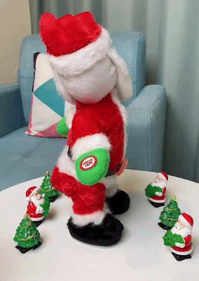 Muzikale Klimmende Kerstman aan Touw – Zingende Santa Kerstdecoratie  – Maison Mood
