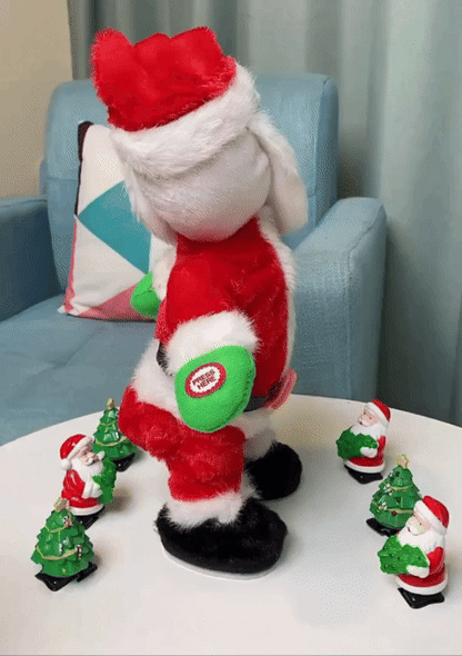 Muzikale Klimmende Kerstman aan Touw – Zingende Santa Kerstdecoratie  – Maison Mood