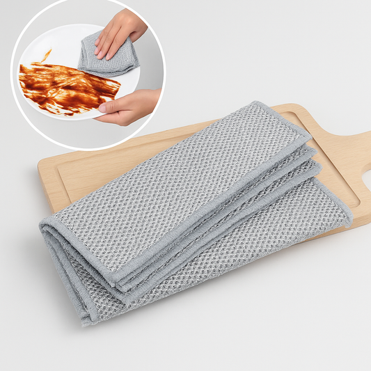 MaisonMood® Krasvrije Schoonmaakdoeken voor Glanzende Keukens