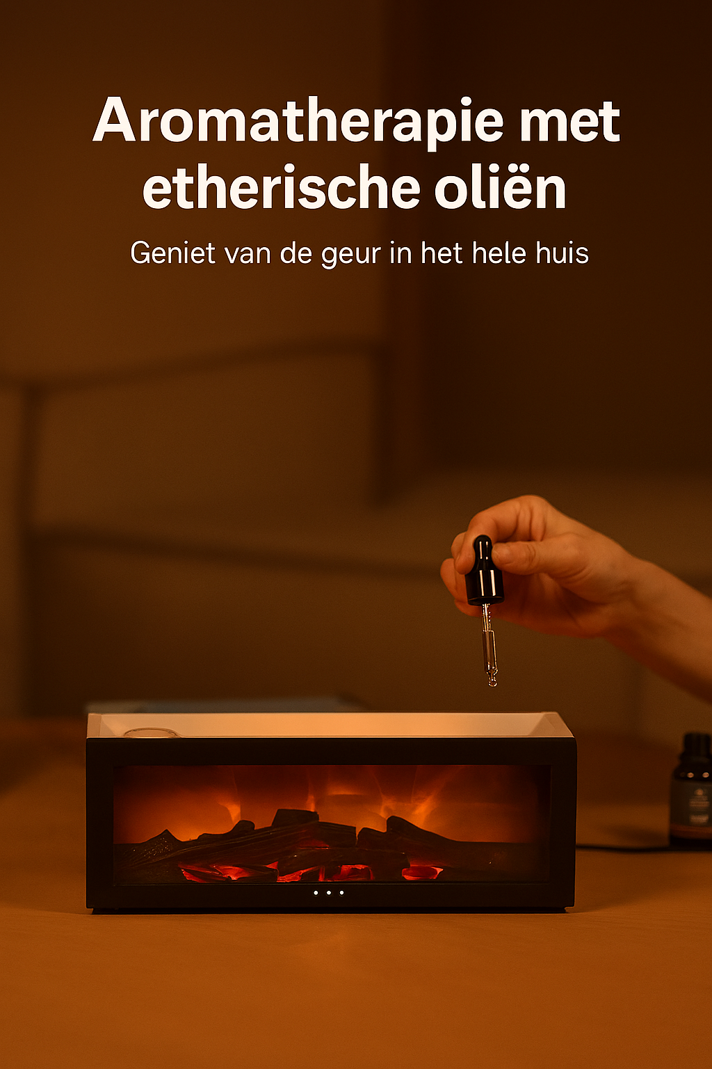 De Sfeervolle Vlamdiffuser™ – Brengt rust, geur en warmte in elke kamer | Maison Mood