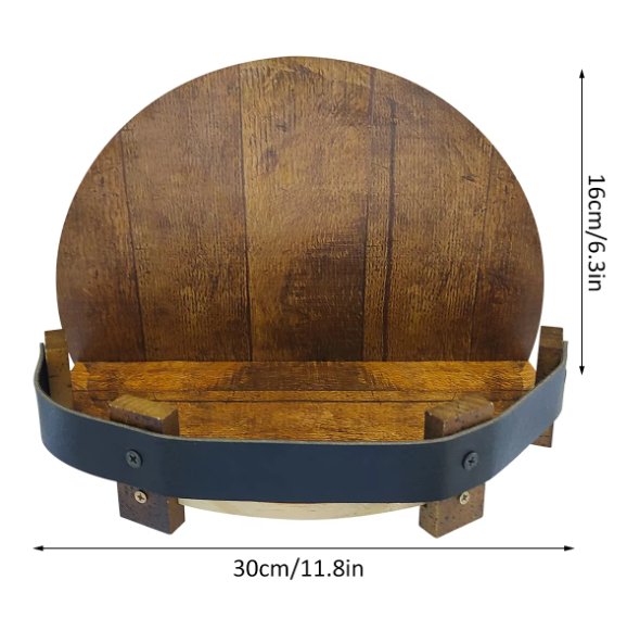 Wandplank voor Whiskyflessen