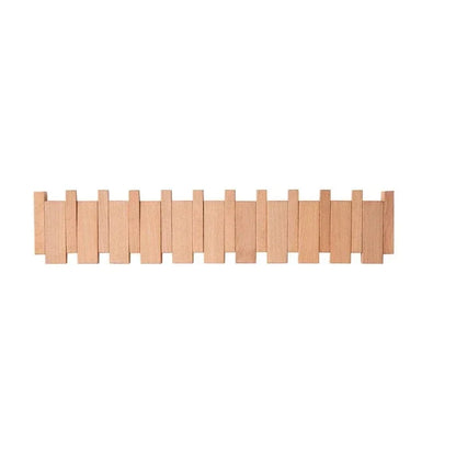 Simplicity Sleutel – Handgemaakte Houten Kapstok met Magnetische Inklapbare Haken