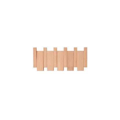 Simplicity Sleutel – Handgemaakte Houten Kapstok met Magnetische Inklapbare Haken