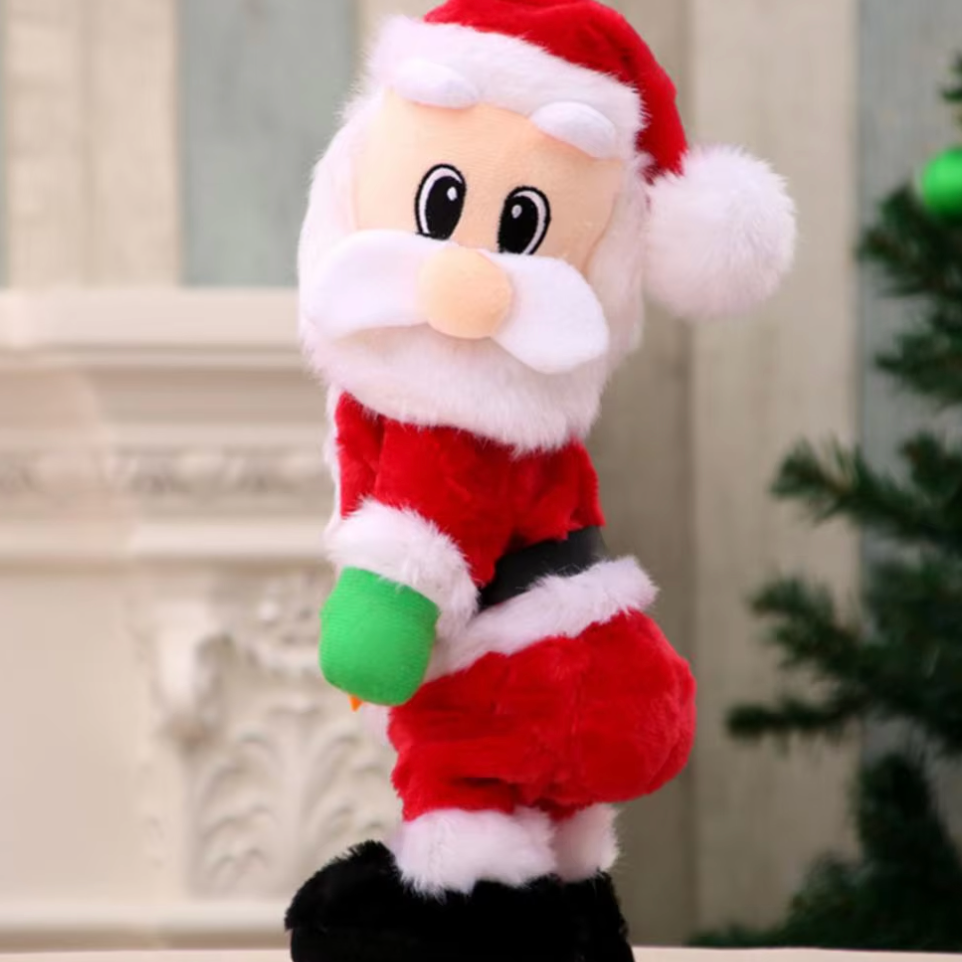 Muzikale Klimmende Kerstman aan Touw – Zingende Santa Kerstdecoratie  – Maison Mood